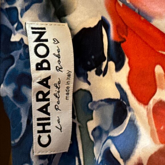 Chiara Boni La Petite Robe  Triana Floral Wrap Dress Size 42 - Picture 3 of 7